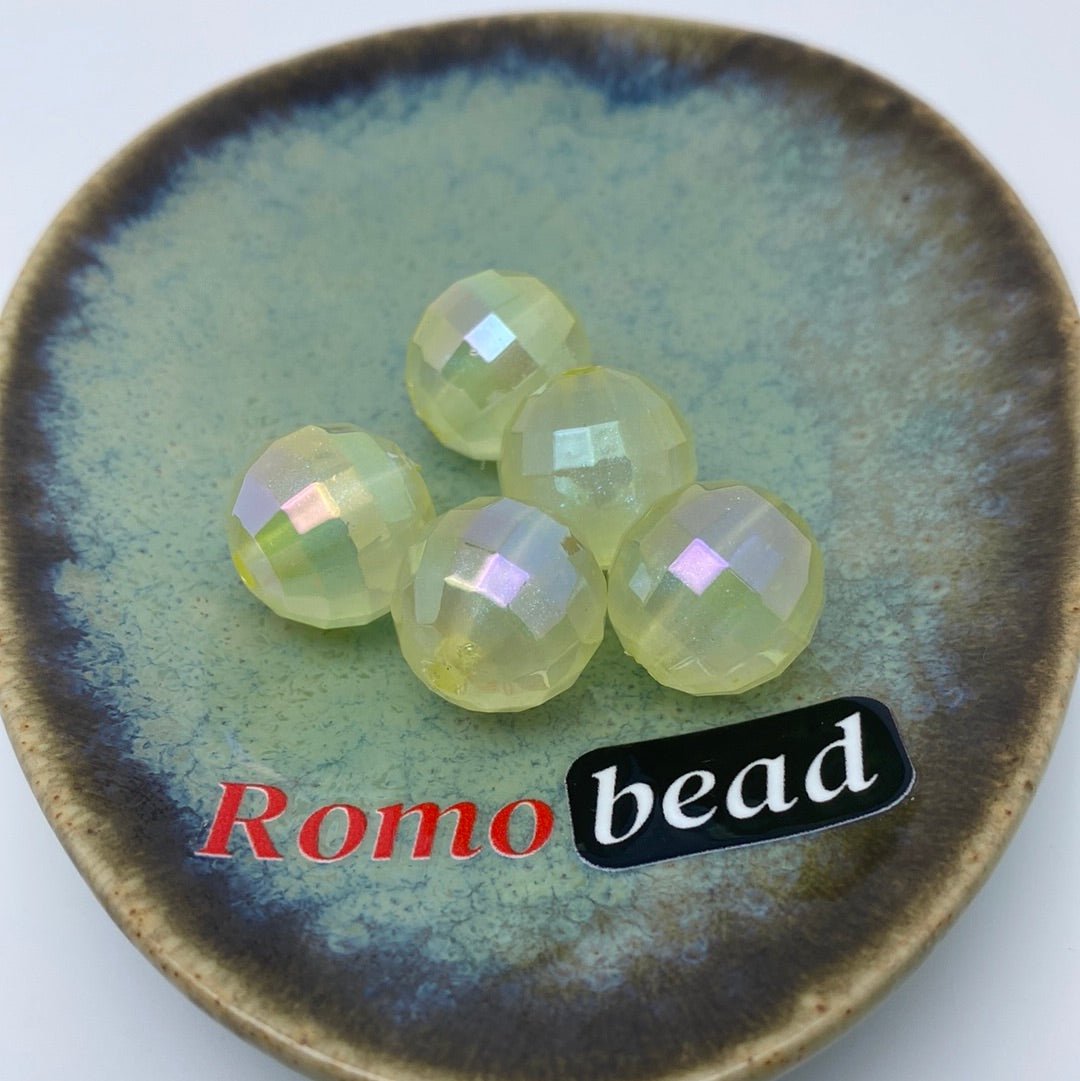 52. Shiny UV disco 16mm beads - Romo bead