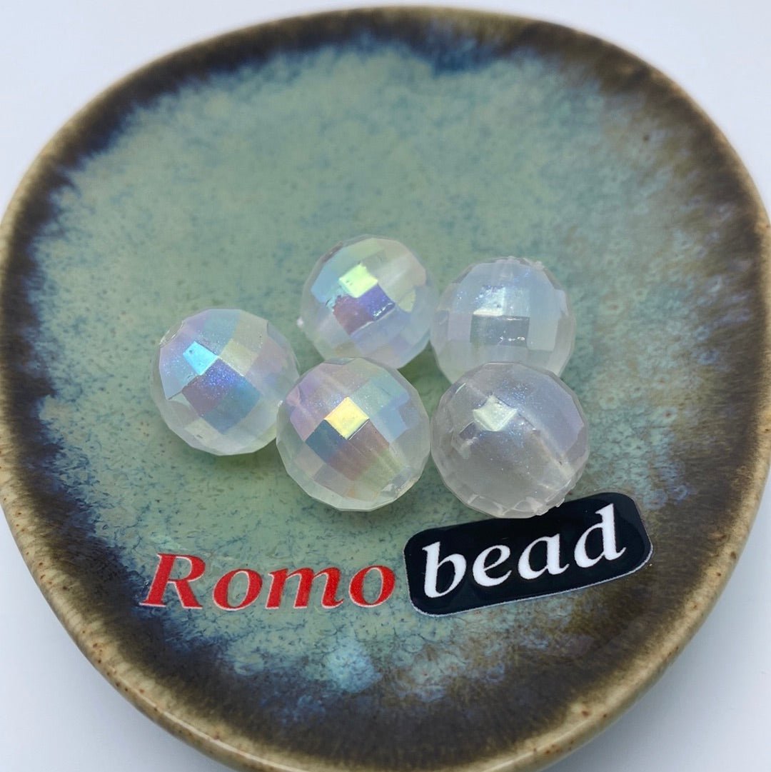 52. Shiny UV disco 16mm beads - Romo bead