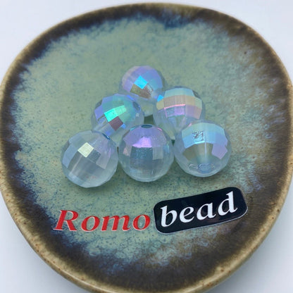 52. Shiny UV disco 16mm beads - Romo bead