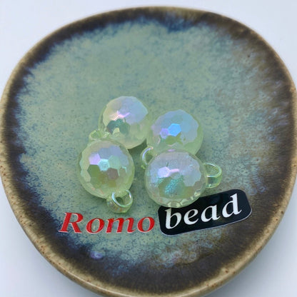 53. Shiny disco pendant 16mm beads - Romo bead