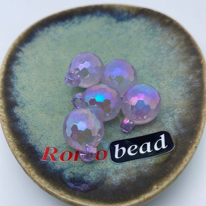 53. Shiny disco pendant 16mm beads - Romo bead