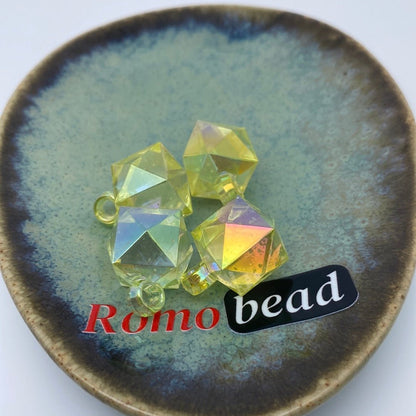 54. Diamond clear pendant beads - Romo bead