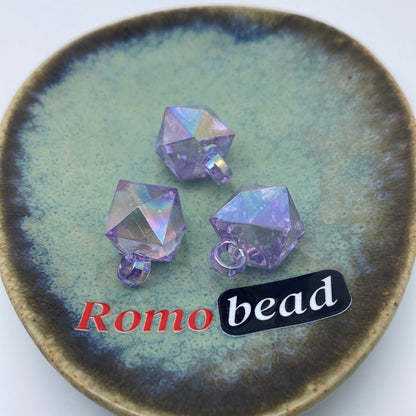 54. Diamond clear pendant beads - Romo bead