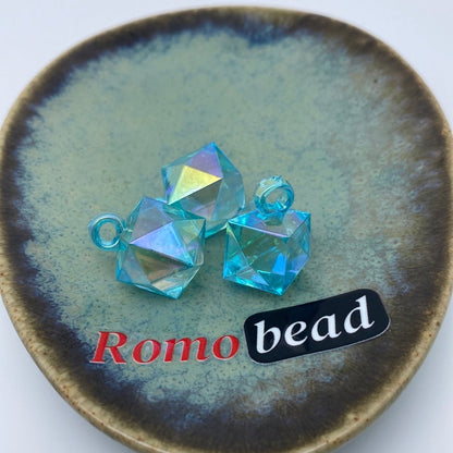 54. Diamond clear pendant beads - Romo bead