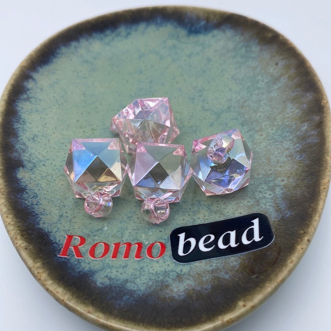 55. clear UV pendant Diamond beads - Romo bead