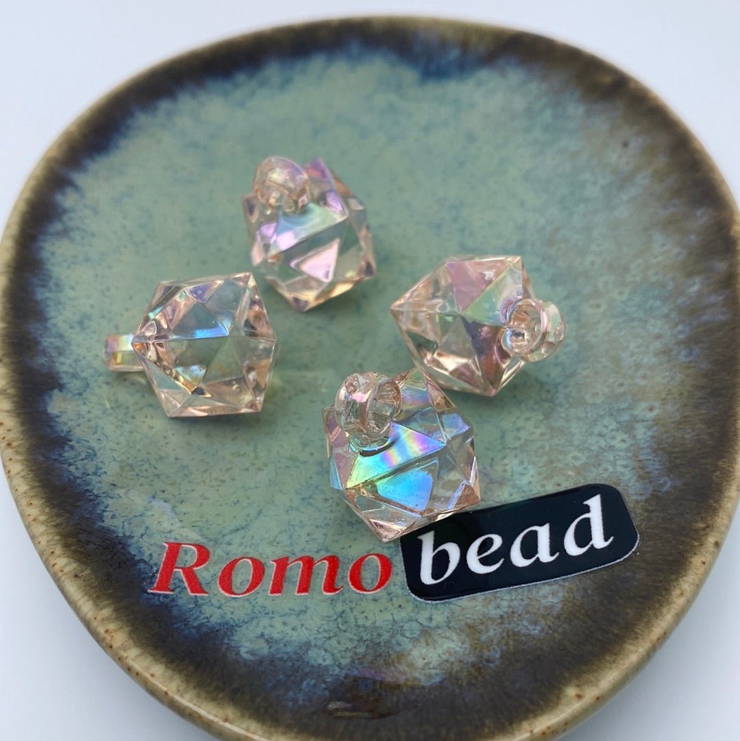 55. clear UV pendant Diamond beads - Romo bead