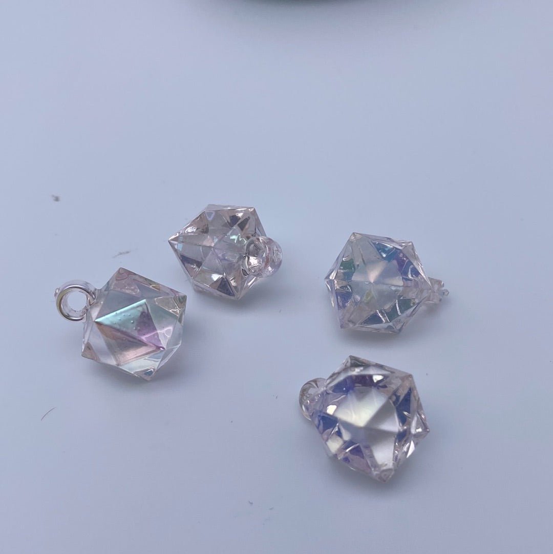 55. clear UV pendant Diamond beads - Romo bead