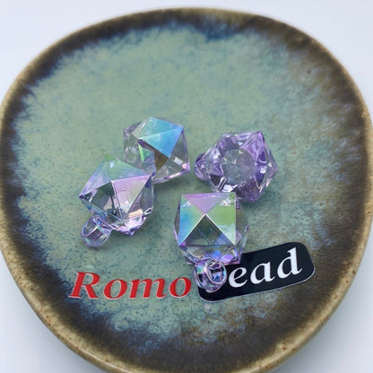 55. clear UV pendant Diamond beads - Romo bead