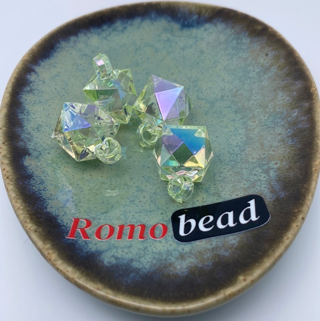 55. clear UV pendant Diamond beads - Romo bead