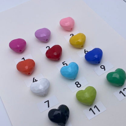 58. heart beads - Romo bead