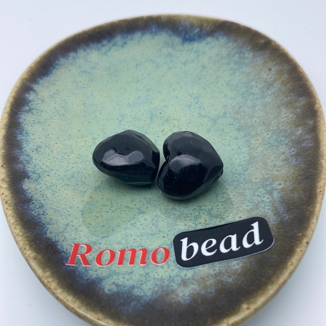 58. heart beads - Romo bead