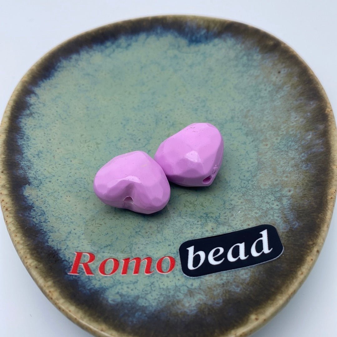 58. heart beads - Romo bead