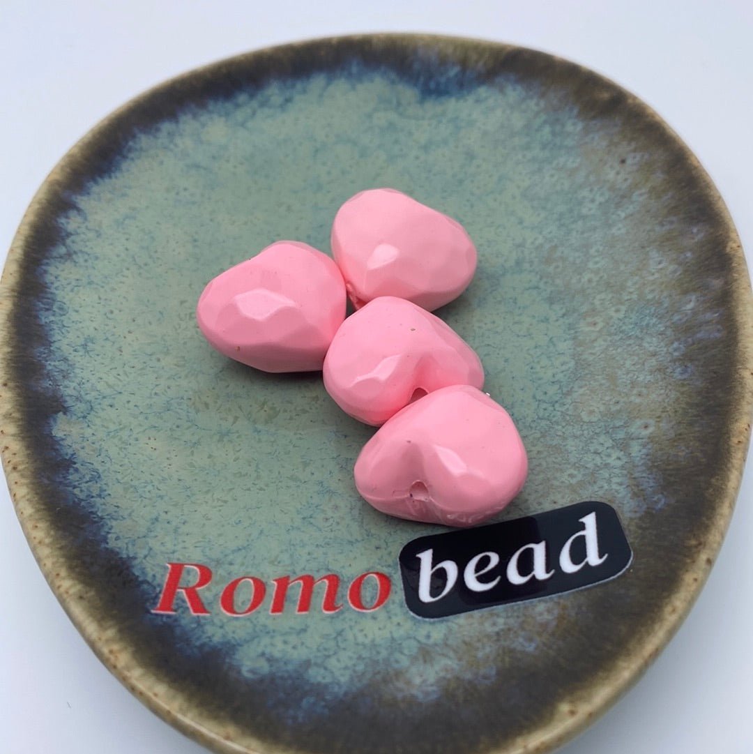 58. heart beads - Romo bead