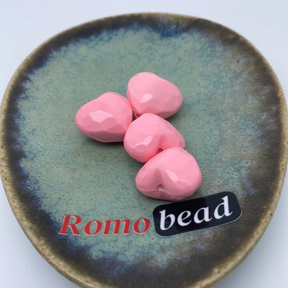 58. heart beads - Romo bead