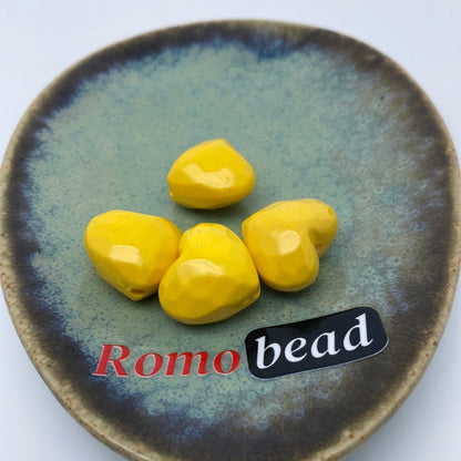 58. heart beads - Romo bead