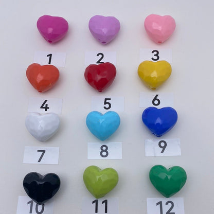 58. heart beads - Romo bead