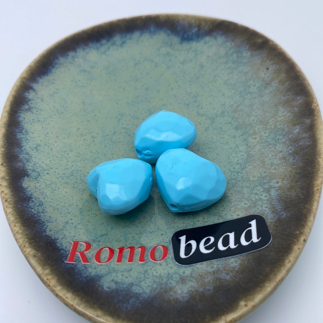 58. heart beads - Romo bead