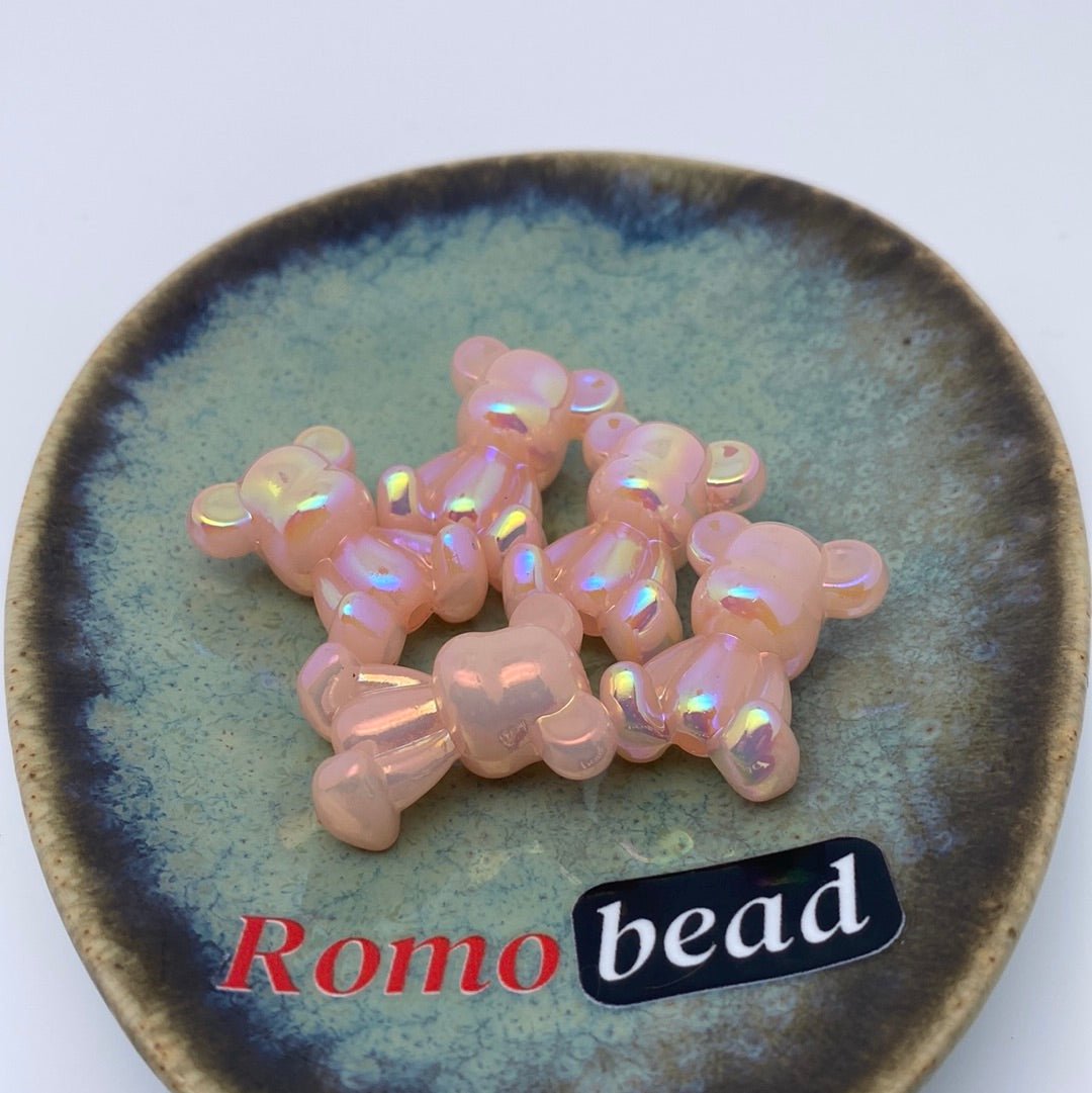 6. Shiny UV bear beads - Romo bead