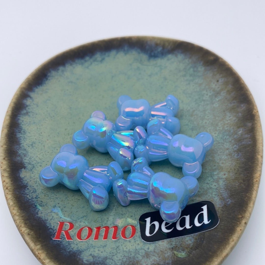 6. Shiny UV bear beads - Romo bead