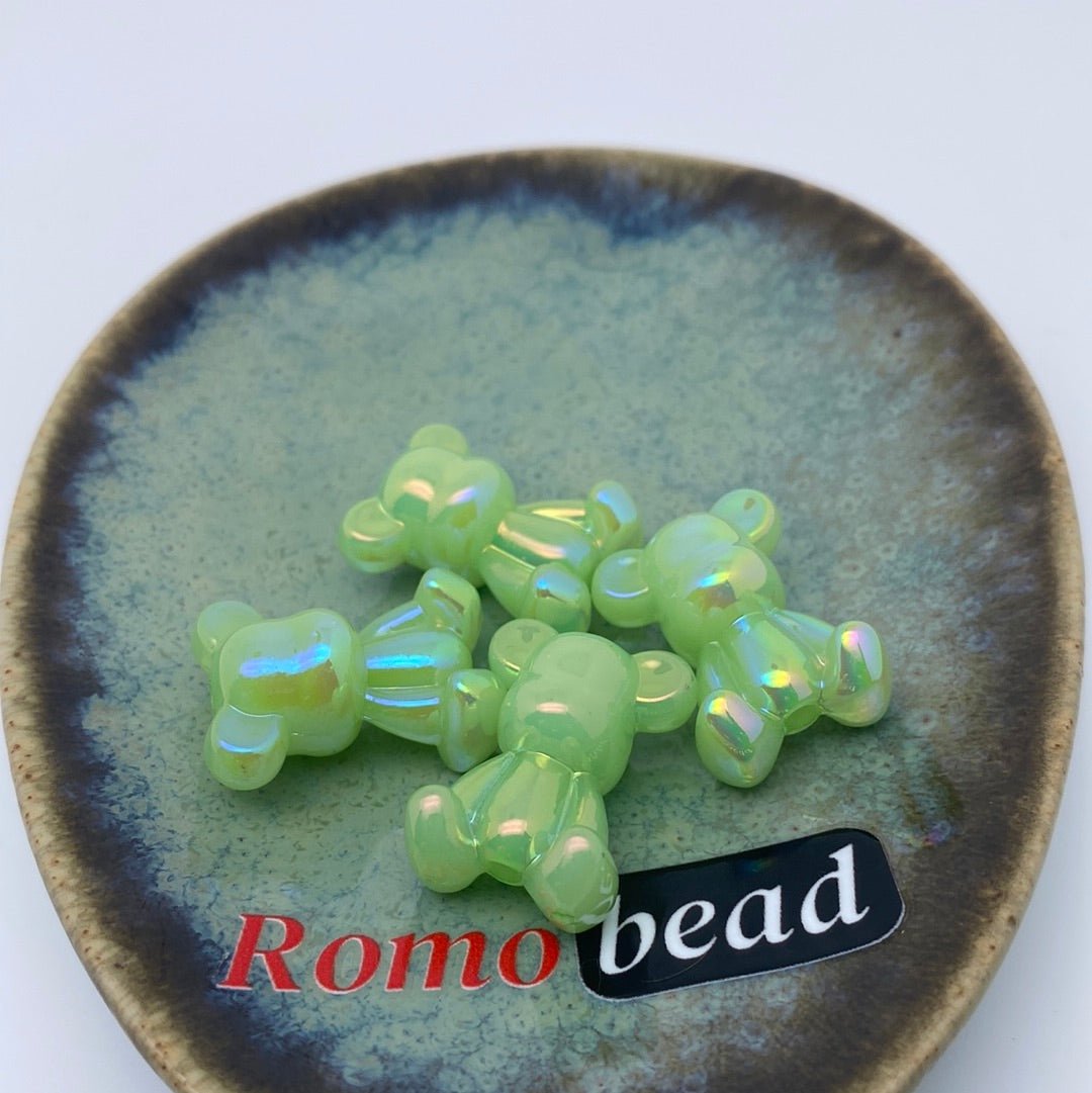 6. Shiny UV bear beads - Romo bead