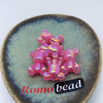 6. Shiny UV bear beads - Romo bead