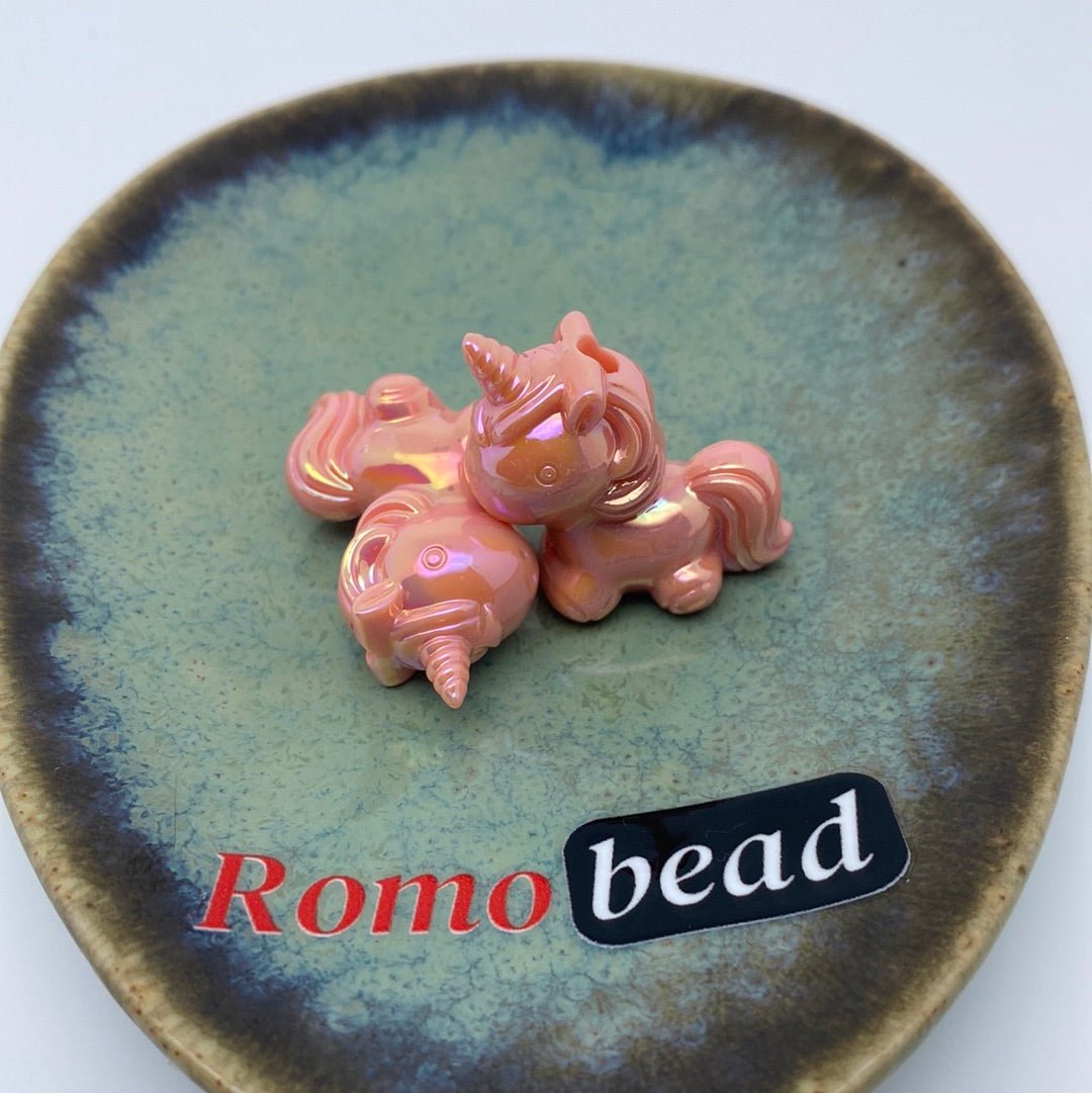 63. unicorn uv beads - Romo bead