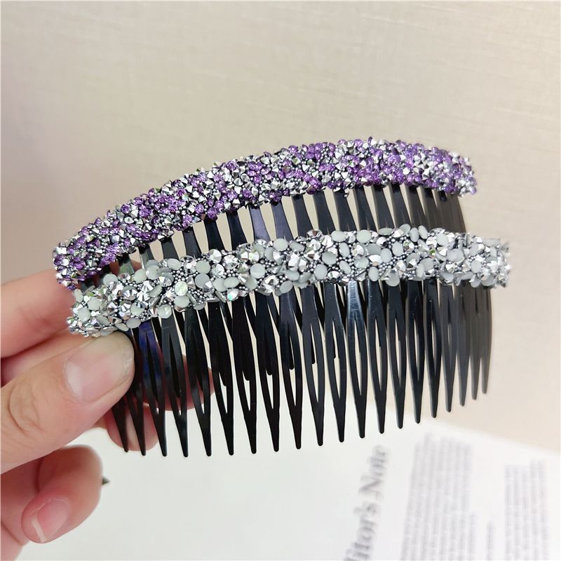 Elegant hair comb 2025 spring/summer new arrival - flyaway hair tamer, bangs hair clip, headwear, non-slip updo comb, hair accessories