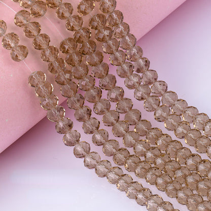 6mm 8mm Flat Bead with Hole in The Middle for Bracelet Necklace Accessories