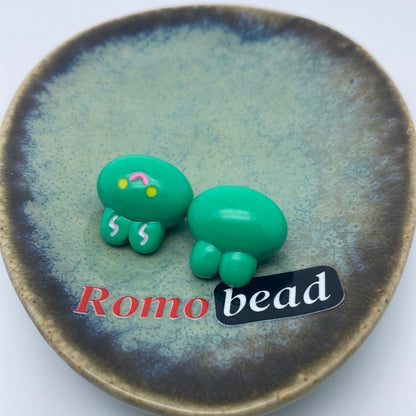 71. rabbit head beads - Romo bead