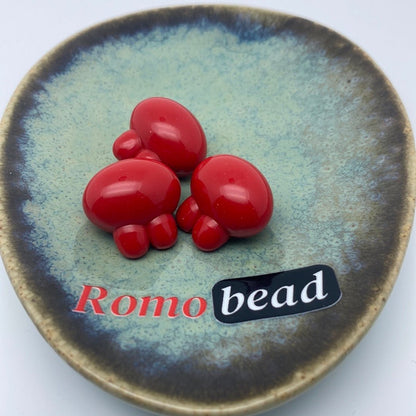 71. rabbit head beads - Romo bead