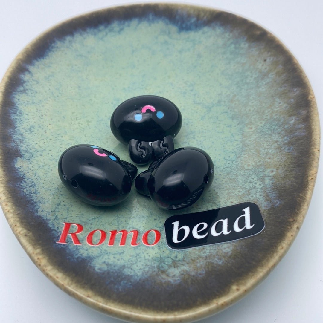 71. rabbit head beads - Romo bead