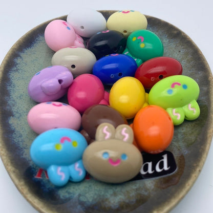 71. rabbit head beads - Romo bead