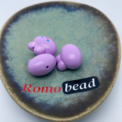 71. rabbit head beads - Romo bead