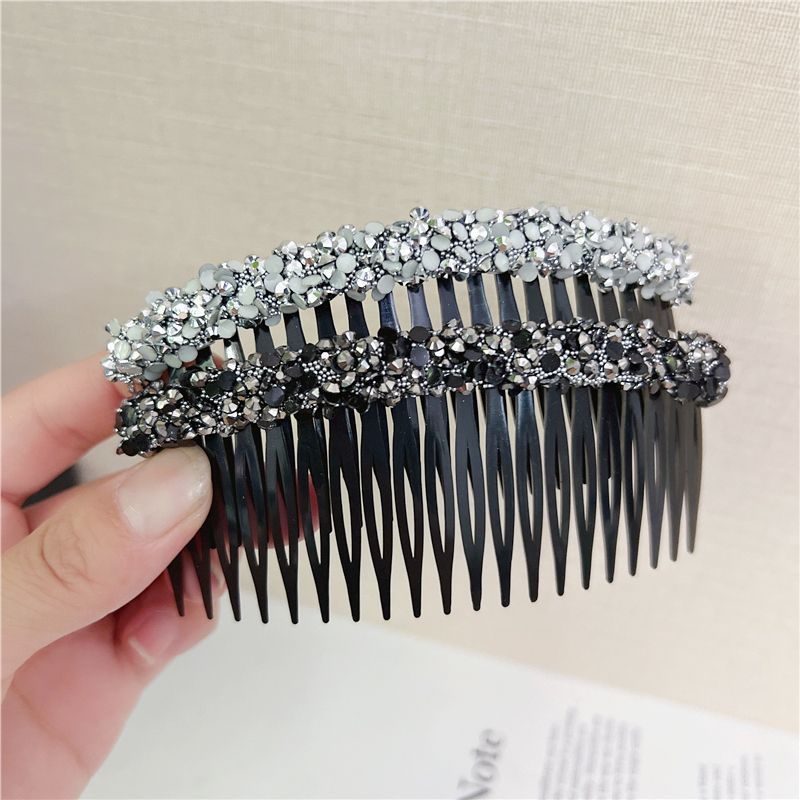 Elegant hair comb 2025 spring/summer new arrival - flyaway hair tamer, bangs hair clip, headwear, non-slip updo comb, hair accessories