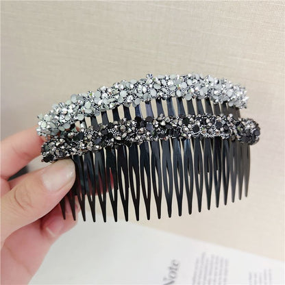 Elegant hair comb 2025 spring/summer new arrival - flyaway hair tamer, bangs hair clip, headwear, non-slip updo comb, hair accessories