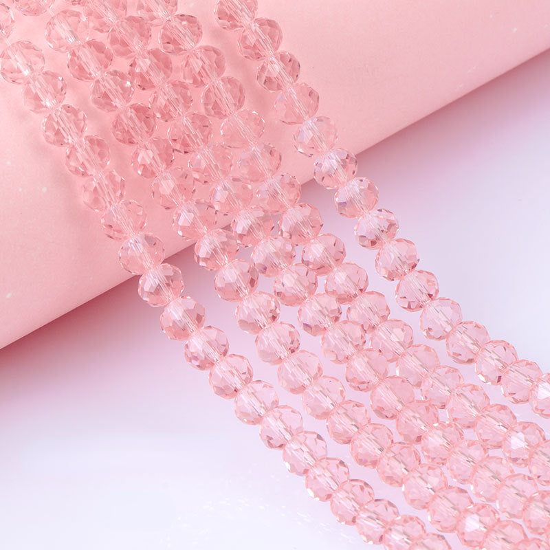 6mm 8mm Flat Bead with Hole in The Middle for Bracelet Necklace Accessories