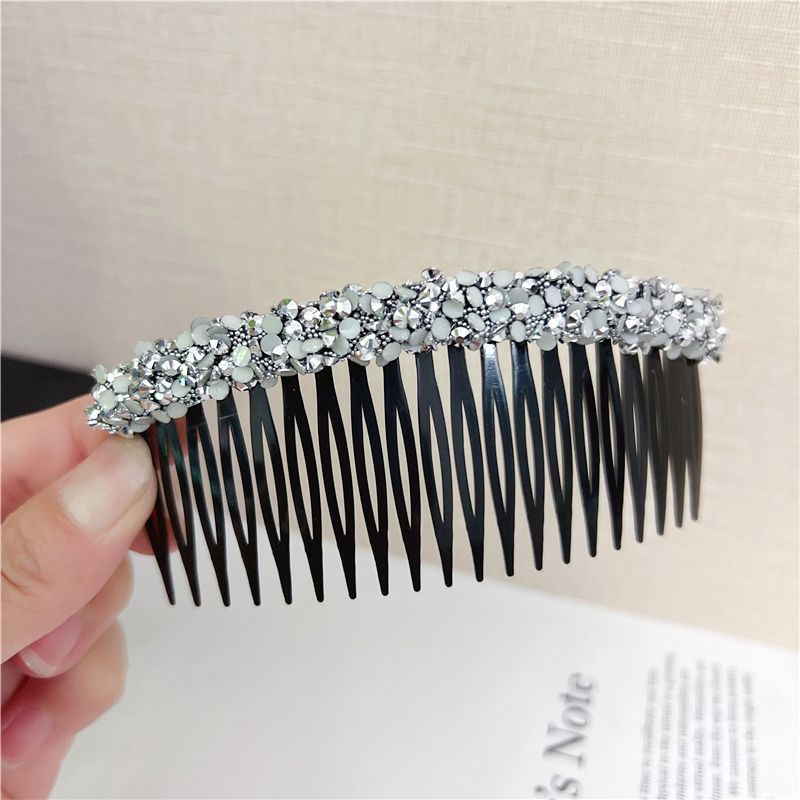 Elegant hair comb 2025 spring/summer new arrival - flyaway hair tamer, bangs hair clip, headwear, non-slip updo comb, hair accessories