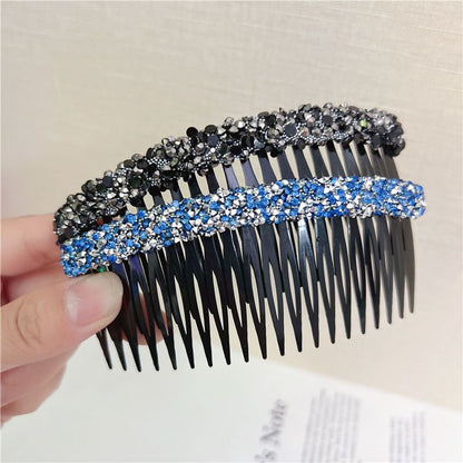 Elegant hair comb 2025 spring/summer new arrival - flyaway hair tamer, bangs hair clip, headwear, non-slip updo comb, hair accessories