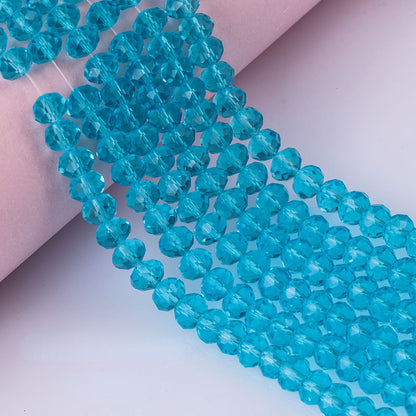 6mm 8mm Flat Bead with Hole in The Middle for Bracelet Necklace Accessories