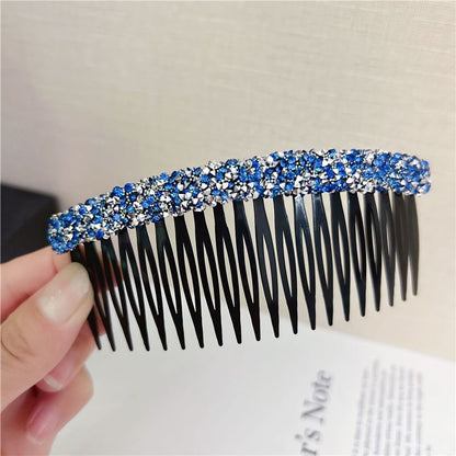 Elegant hair comb 2025 spring/summer new arrival - flyaway hair tamer, bangs hair clip, headwear, non-slip updo comb, hair accessories