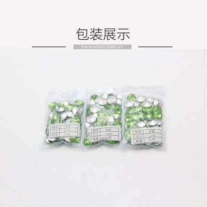 Xichuan source of origin: pointed bottom dazzling satellite glass drills, water rhinestone surface coating, color selection, DIY diamond attachment parts wholesale