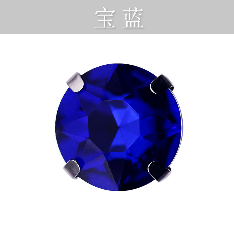 Four-corner gemstone flower crystal claw diamond thickened with base support Hand stitched rhinestone event dinner wear accessories claw drill
