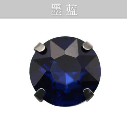 Four-corner gemstone flower crystal claw diamond thickened with base support Hand stitched rhinestone event dinner wear accessories claw drill