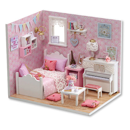 Wisdom House New Cottage Sunshine Princess Series DIY Handmade Assembly Model Fresh Sunshine Creative Gifts