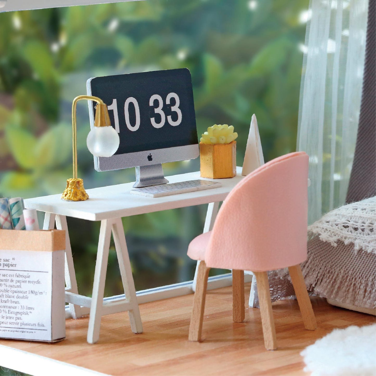 Smart Fun House DIY Cottage Slow Time Wooden Assembly Villa Loft Model Cottage Creative DIY Handmade Gifts