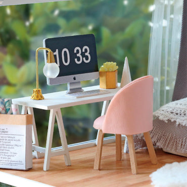 Smart Fun House DIY Cottage Slow Time Wooden Assembly Villa Loft Model Cottage Creative DIY Handmade Gifts
