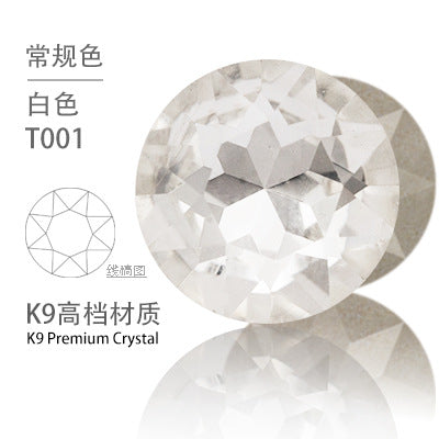 Cross-border K9 gemstone flower crystal glass special-shaped rhinestone headband, phone case crystal accessories, nail art diamond gemstone flower diamond beads