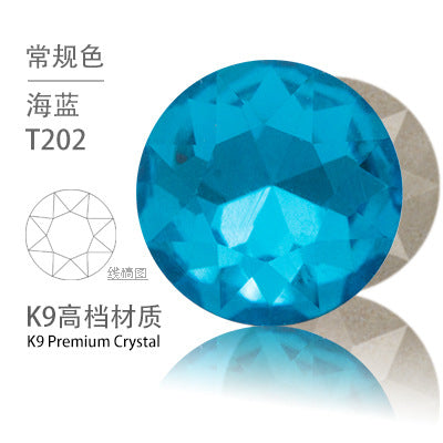 Cross-border K9 gemstone flower crystal glass special-shaped rhinestone headband, phone case crystal accessories, nail art diamond gemstone flower diamond beads