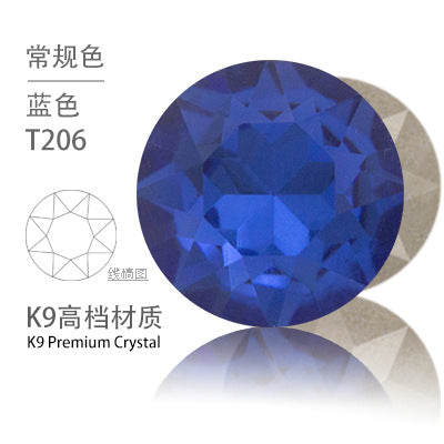 Cross-border K9 gemstone flower crystal glass special-shaped rhinestone headband, phone case crystal accessories, nail art diamond gemstone flower diamond beads