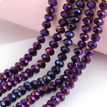 6mm 8mm Flat Bead with Hole in The Middle for Bracelet Necklace Accessories